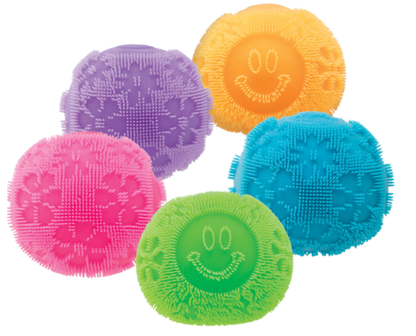 NeeDoh Fuzz Ball Flower Power - Blue