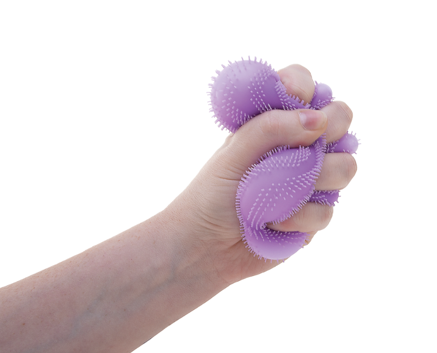 NeeDoh Fuzz Ball Flower Power - Blue